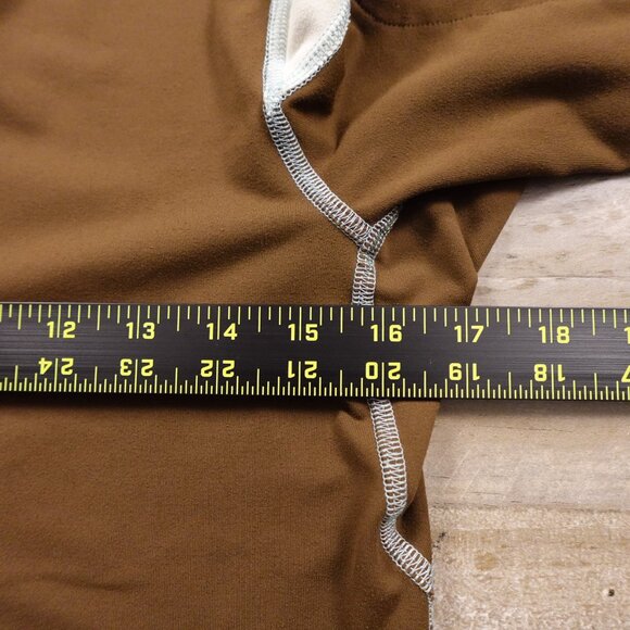 REI Quarter Zip Pullover Women’s Small Brown Cream Outdoor Athletic - Picture 4 of 9